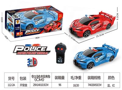 1：16二通遥控车布加迪警车（无灯光） - OBL10025400