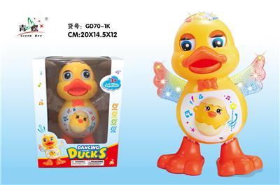 电动摇摆跳舞小黄鸭 - OBL10025495