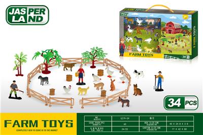 12款动物加3身农夫人加配件 - OBL10027030