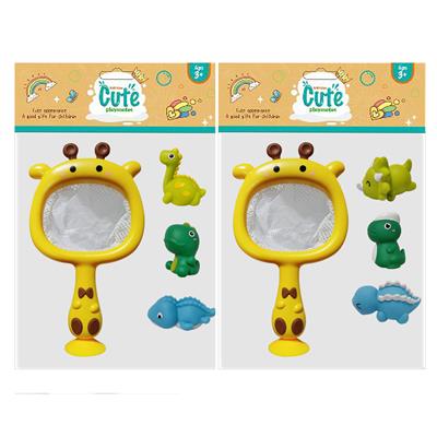 PVC袋3只浴室动物加长颈鹿网捞 - OBL10029225