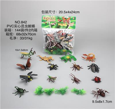 PVC实心昆虫蜥蜴 - OBL10029303