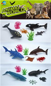 海洋生物6PCS三款混装 - OBL10030578