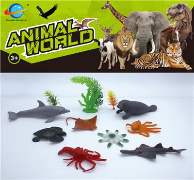 海洋生物套装15PCS - OBL10030596