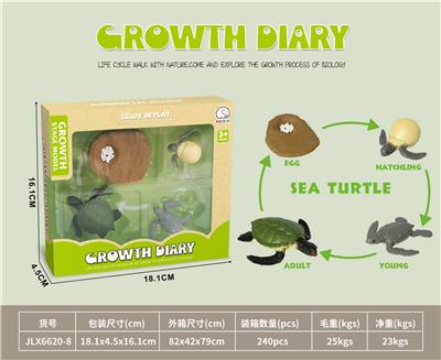 科技生物进化演变过程（乌龟） - OBL10032637