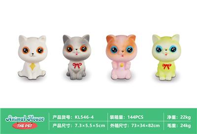 软胶宠物猫（4pcs） - OBL10032700