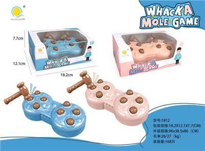 益智竞技打地鼠（蓝红2色混装） - OBL10036555