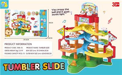 不倒翁滑滑
梯带灯光音
乐 - OBL10038157