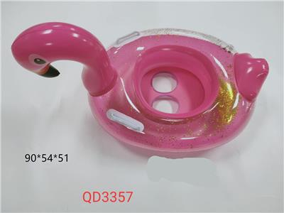 90CM亮片火烈鸟游泳艇 - OBL10042470
