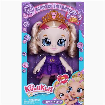 1比1 6弹簧身体玻璃眼珠头全搪胶肯迪娃娃带主题灯光音乐带皇冠   【娃娃有摇头功能】 - OBL10043494