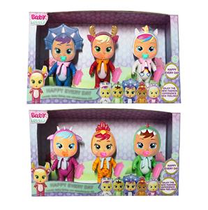 第2代5.5寸实身独角兽哭泣娃娃带流眼泪功能带奶瓶，带奶嘴，领巾6款混装 - OBL10044440