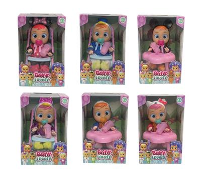 6.5寸6款混装实身会流眼泪哭泣娃娃带四声IC - OBL10044450