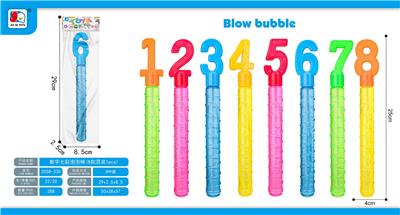 数字七彩泡泡棒 
8款混装(1PCS) - OBL10046157