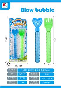 沙滩七彩泡泡棒 
6款混装（2PCS） - OBL10046174
