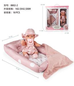 12寸娃娃(全搪胶）+棉床+配件 - OBL10047654