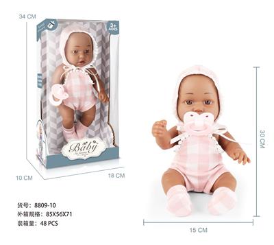 12寸娃(全搪胶黑皮肤）+配件 - OBL10047669