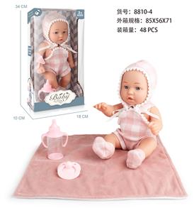 12寸娃(全搪胶）+被子+配件 - OBL10047673