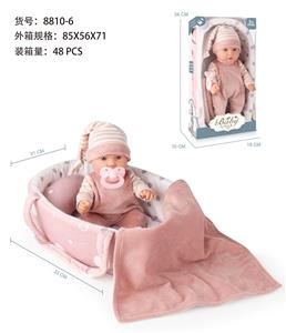 12寸娃(全搪胶）+手提篮+配件 - OBL10047675