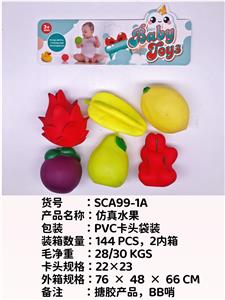 仿真水果，戏水，BB哨，发声，搪胶，软胶产品
 - OBL10051347