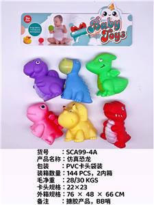 仿真恐龙，戏水，BB哨，发声，搪胶，软胶产品
 - OBL10051350