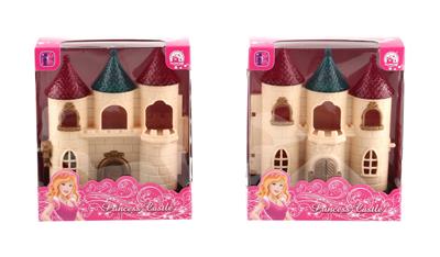 单边迷你城堡+家具(2款混装） - OBL10052697