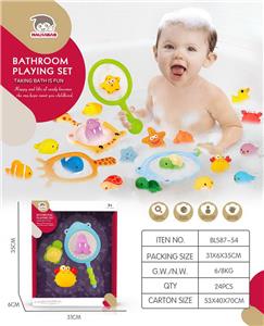 鲨鱼网捞配搪塑动物 - OBL10054120