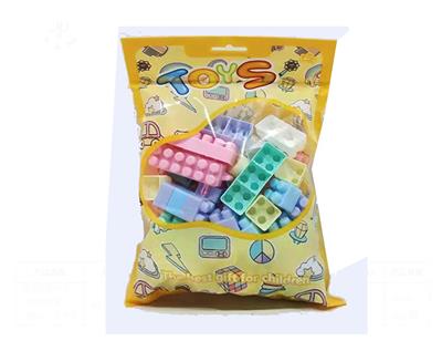 启蒙益智DIY大颗粒积木（
83pcs，马卡龙）DIY拼装玩
具益智玩具亲自玩具 - OBL10054629