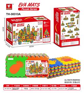 盒装EVA水果餐具地垫拼图36pcs - OBL10056536