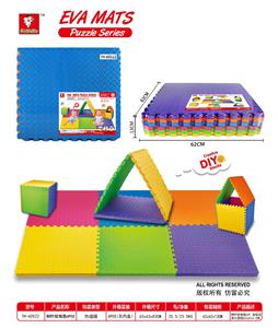 树叶纹地垫6pcs - OBL10056544