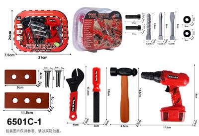 工具套电钻开窗双层立体吸塑盒 - OBL10060031