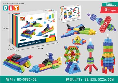 六维方块积木(308PCS) - OBL10063880