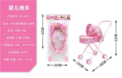 卡头袋草莓婴儿推车(铁) - OBL10068354
