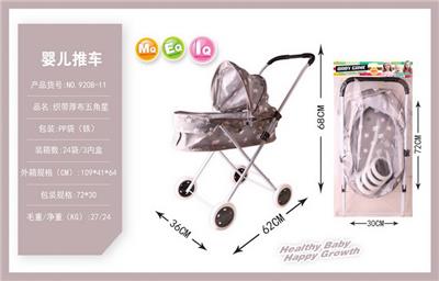 卡头袋圆点婴儿推车(铁) - OBL10068374
