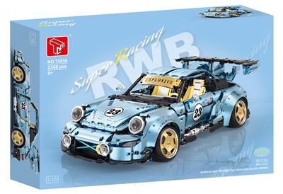 1:10 911低趴-蓝色（电镀金属版）(2368+PCS) - OBL10075777
