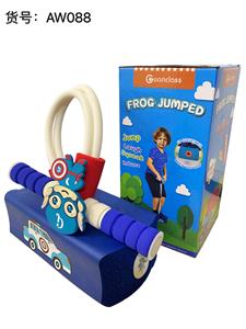 CARTOON CAPTAIN FROG JUMPING (WITH SOUND AND FLASH) - OBL10078457