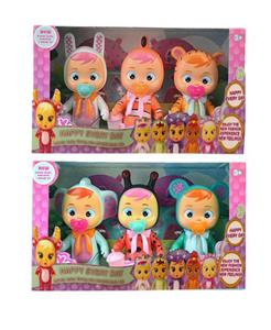 5寸实身独角兽哭泣娃娃带流眼泪功能带奶瓶，带奶嘴，领巾6款混装 - OBL10079551