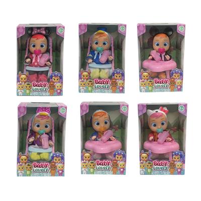 6.5寸6款混装实身会流眼泪哭泣娃娃带四声IC - OBL10079558