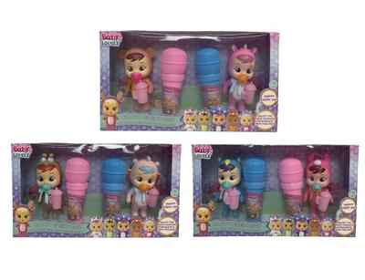 5.5寸3款混装实身会流眼泪哭泣娃娃（2只装） - OBL10079565