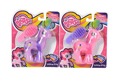 我的梦想搪胶小马宝莉带马梳子单款2色混装 - OBL10079724