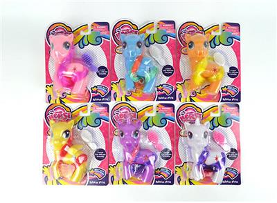 我的梦想搪胶小马宝莉带马梳子单款6色混装 - OBL10079729