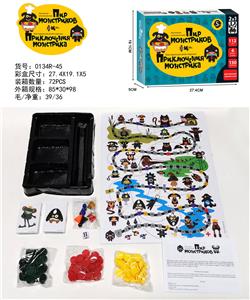 俄文 ?Пир Монстриков? и ?Приключения Монстрика?棋盘游戏2合1 - OBL10080446