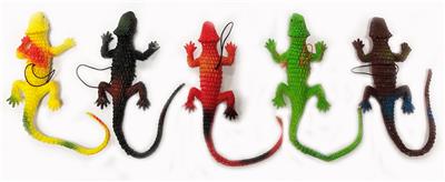 中袋20只大号软胶蜥蜴带绳 - OBL10080787