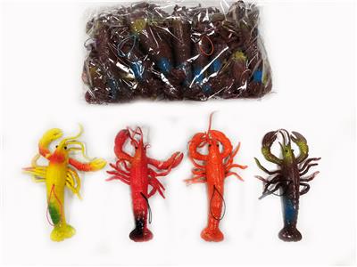 中袋20只大号软胶龙虾带绳 - OBL10080793