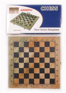 木制国际象棋+西洋棋(25*25) - OBL10081604