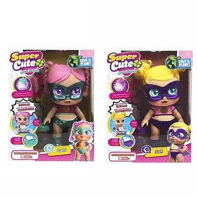 16寸搪胶带七彩灯光音乐fangeek super cute超级英雄可爱宝宝带奶瓶带梳子和镜子。DC宝宝带吸水喷水功能 - OBL10085033