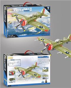 P-47战斗机
（P-47 Thunderbolt & Tank Trailer） 509PCS - OBL10085446