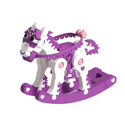 3D立体EVA拼装积木-摇马（53PCS） - OBL10087337