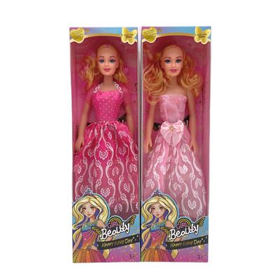 18寸空身大芭比娃娃礼裙服装有音乐2款混装 - OBL10088747