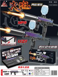 两款混装 MP9、UZI火炮手自一体水弹枪/用7-8mm水弹 - OBL10090283