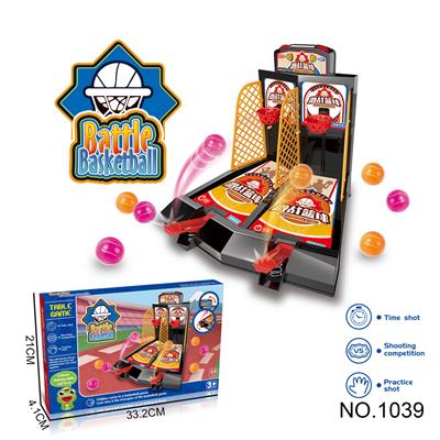 儿童双人手指弹射篮球 桌面游戏早教投篮机亲子互动玩具 - OBL10091568
