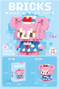 迷你玫玫熊 189PCS - OBL10093165